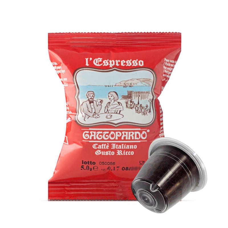 Chocolate Drink in Nespresso Compatible Capsules by Gattopardo Caffè