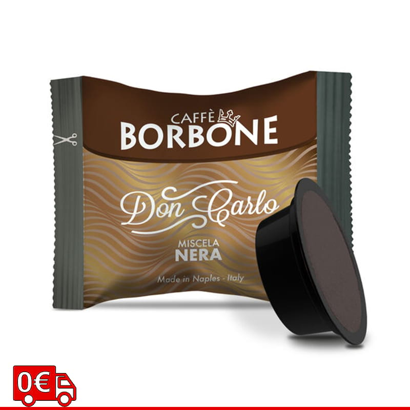 Capsule Caffè Borbone miscela Nera compatibili Lavazza a Modo Mio spedizione gratuita