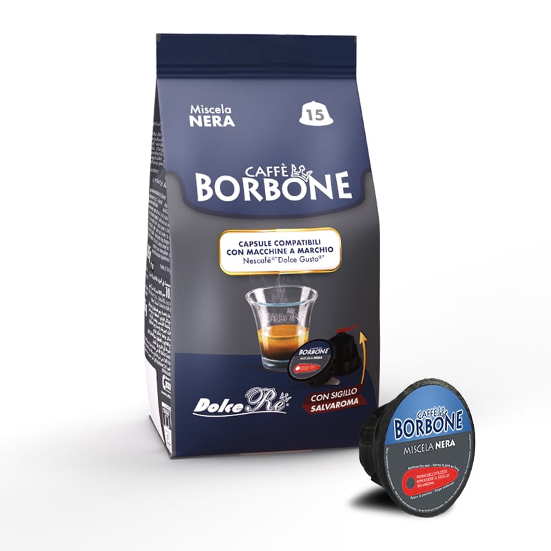 90+15 Capsule Borbone Nescafè Dolce Gusto - Spedizione Gratis