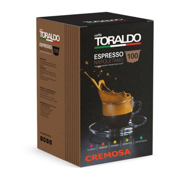 Caffè Toraldo miscela Cremosa Capsule compatibili Nescafè Dolce Gusto