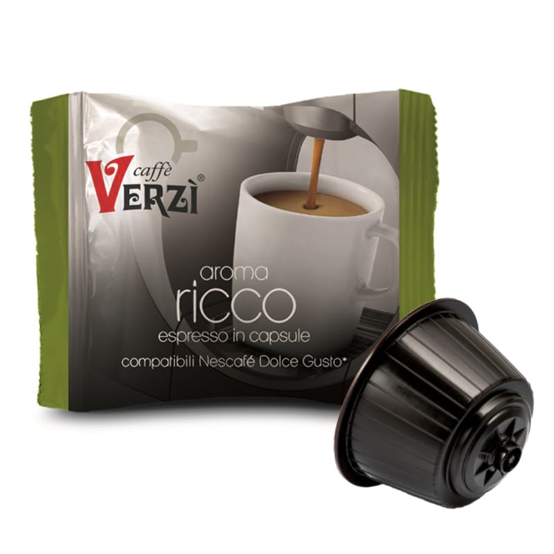 100 Capsule Caffè Verzì Aroma Ricco compatibili Nespresso®*