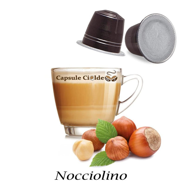 200 Cialde Capsule POP Caffe Nespresso Nocciolino Nocciola Compatibili